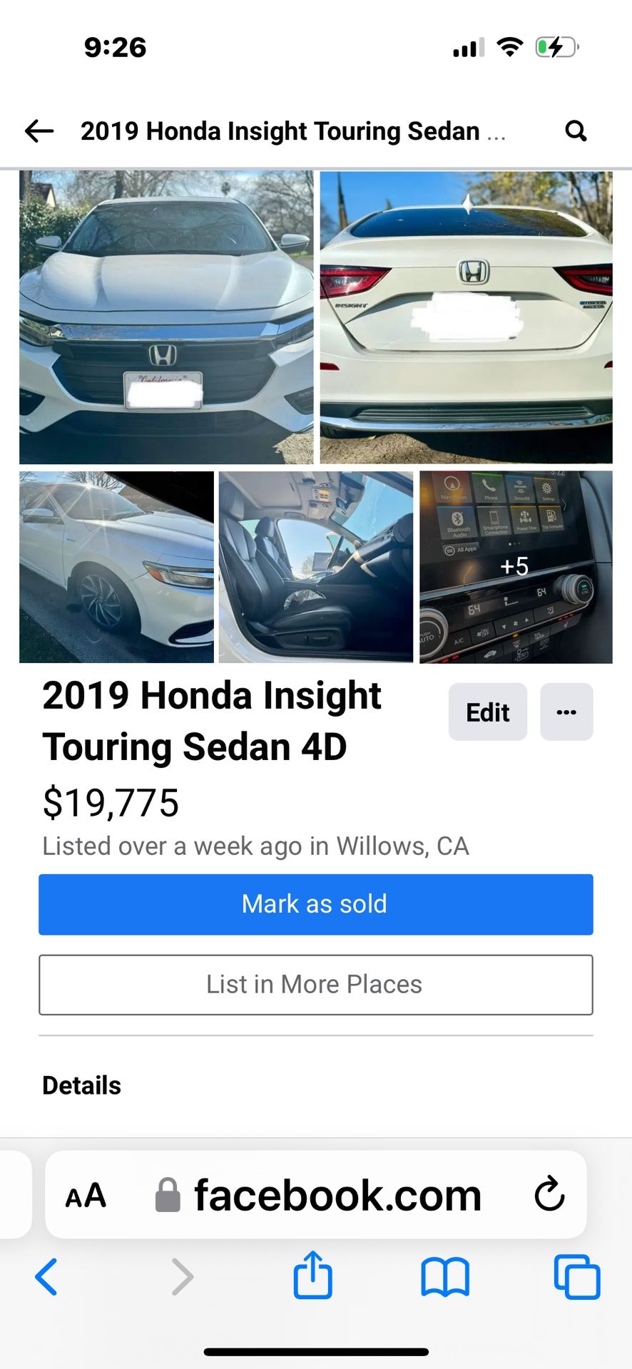 2019 Honda Insight