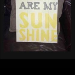 You Are My Sunshine Wall Decor 19x15