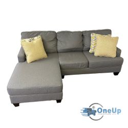 Gray 2-piece Ashley Sectional Couch Sofa **FREE DELIVERY**