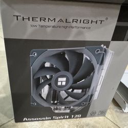 Thermalright Assassin Spirit 120 AM4, AM5, LGA1700, LGA1200 RGB Case fan CPU Fan and Heatsink RYZEN
