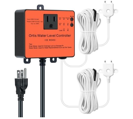 Hi-Lo Sump Pump Switch, Ortis Electronic Adjustable Float Switch Controller