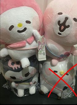 Kanahei x Sanrio Character Set of 3  10” plush -NWT