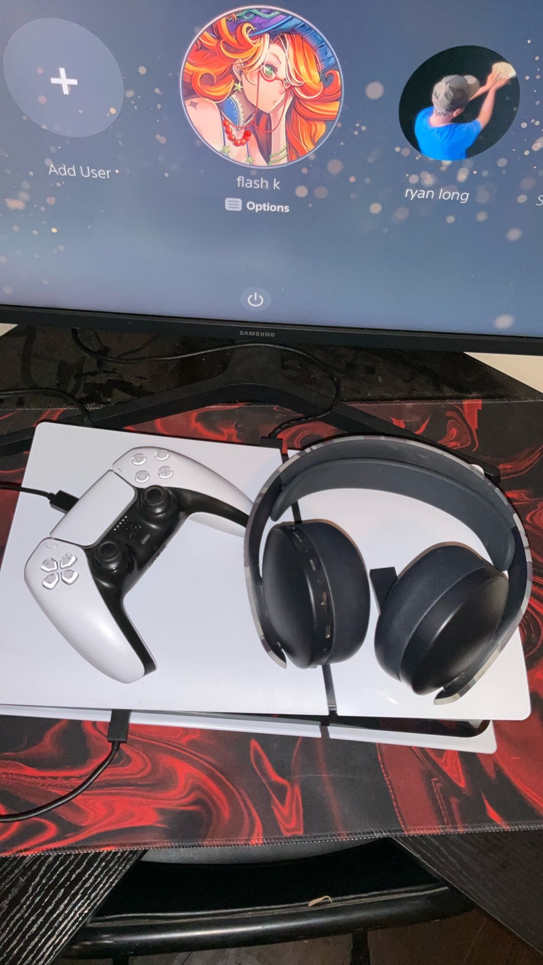 Ps5 Slim With Headset And Controller