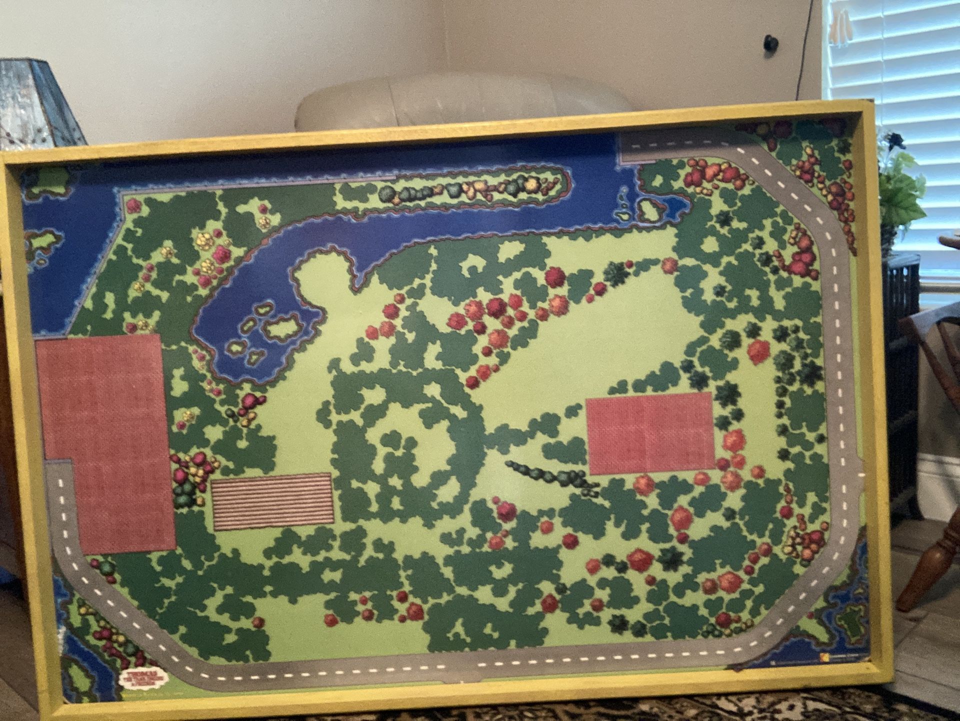 Thomas The Tank engine & Friends 1993 Wooden Game Table Top