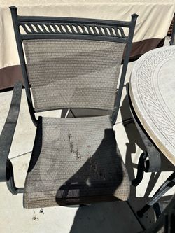 4 Free Chairs (metal recycle)