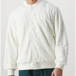 Nike Men's Dri-FIT Basketball Jacket FN2861-133 Sail/Sail  Size XLarge Brand New