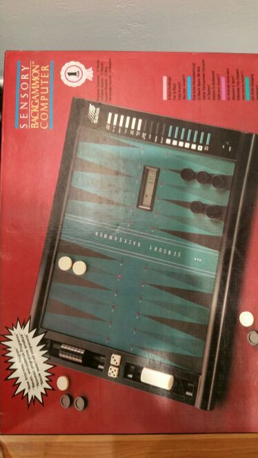 New! Saitek Backgammon sensory computer game