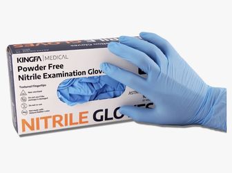 Nitrile Blue Examination GLOVES 