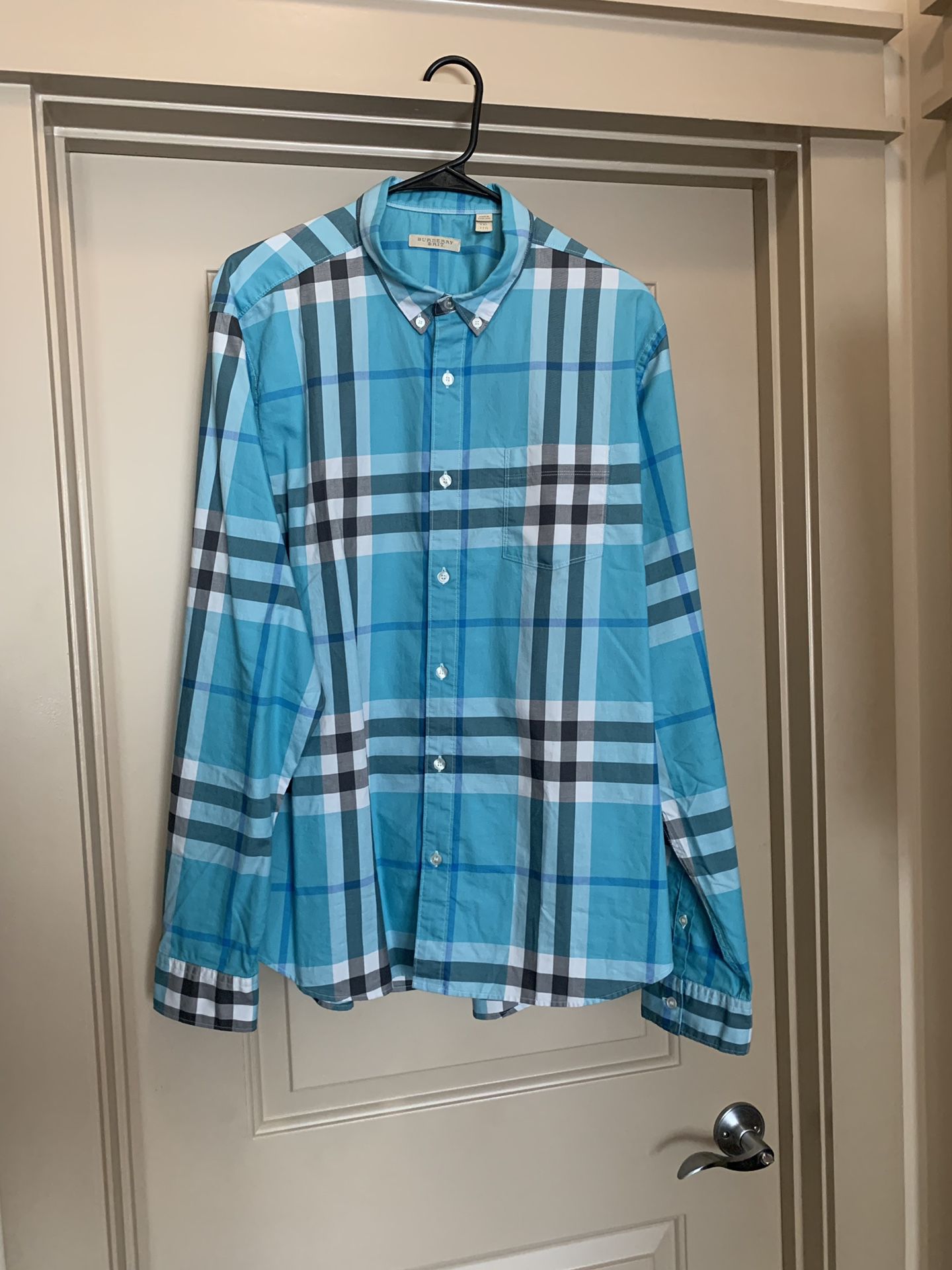 Burberry Brit Check Pattern Shirt Size XXL
