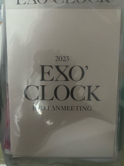 EXO 2023 EXO' CLOCK Fanmeeting A.R. Ticket D.O. Version PHOTOCARD NOT INCLUDED