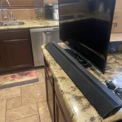 32”JVC  TV  & Sony Bluetooth Soundbar 