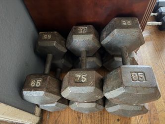 Heavy dumbells pairs 65/75/95