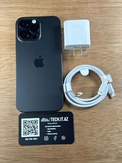 📱 iPhone 16 Pro Max | Black Titanium | T-Mobile/Metro PCS Only