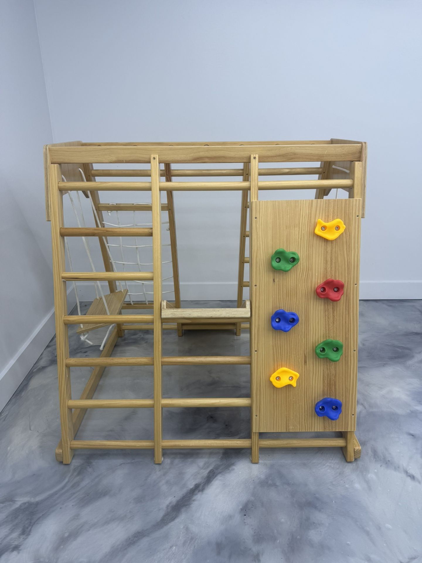 Indoor Wooden Kids Jungle Gym