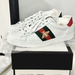 Gucci Ace Bee Sneakers - Size 7.5 / G 07 - Great Condition!