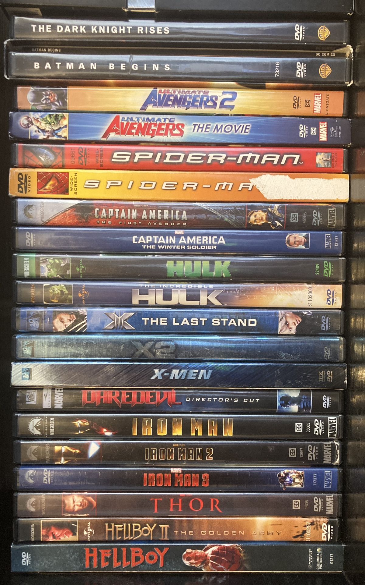 DVD Movies $5 Each Disney Marvel Horror Comedy Thriller Action Sci Fi