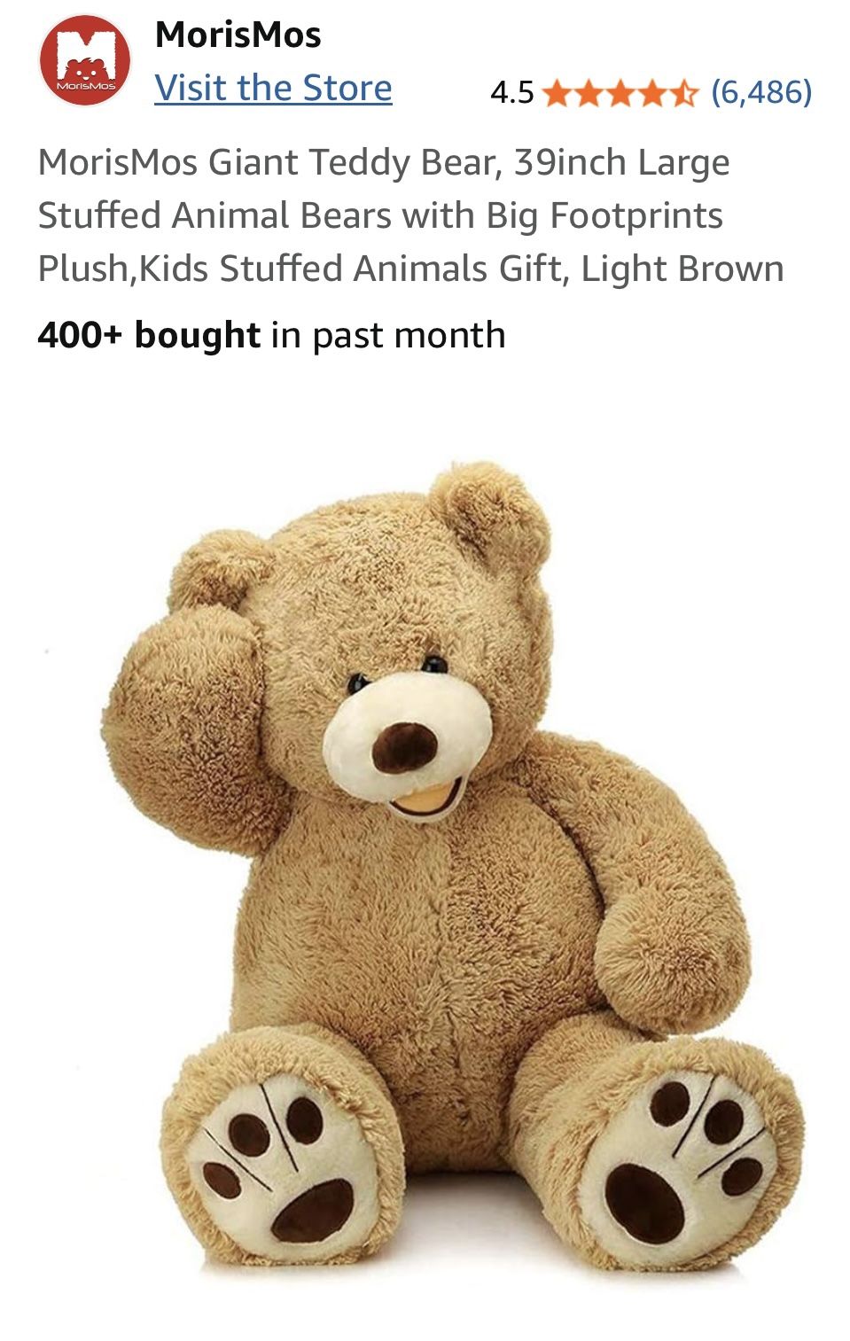 Large Stuffed Bear