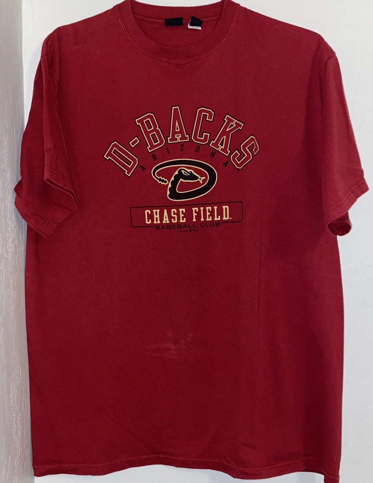 Gear D-Backs Chase Field- AZ Diamondbacks Red Cotton T-shirt - Men's XL