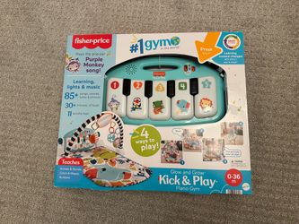 Fisher-Price Glow & Grow Kick and Play Gym (New)