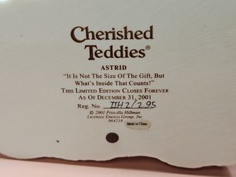 Cherished Teddies Christmas Bear - Astrid