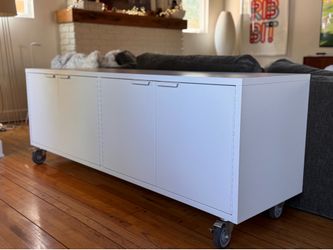 Heartwork Active Duty Storage Credenza 72W (perfect white)