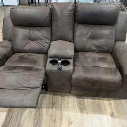 Ashley Double Recliner Sofa