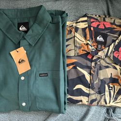 Quiksilver Men’s Button Yo Short Sleeve Shirts 