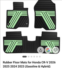 Honda CR-V Rubber Floor Mats Set