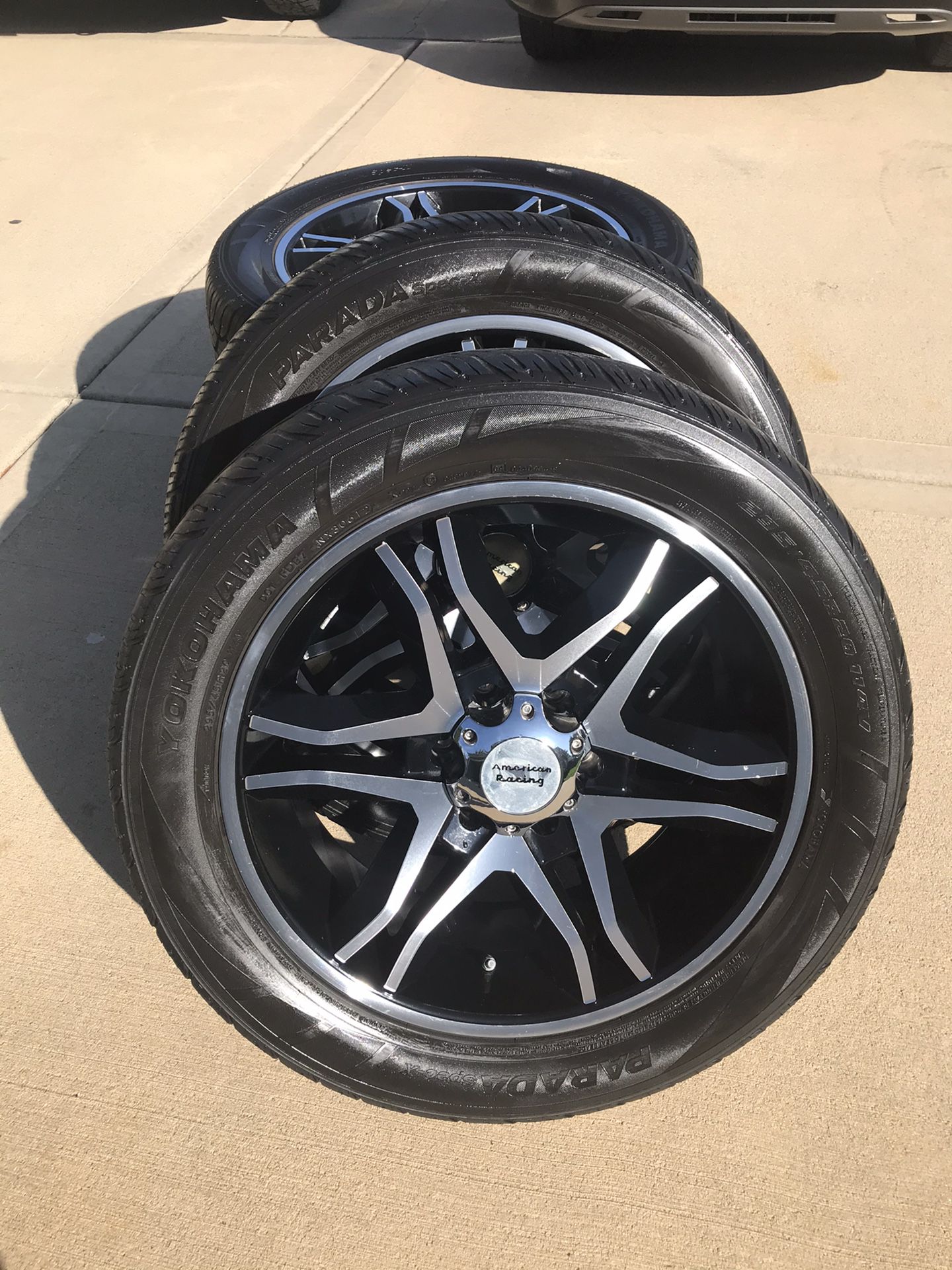 American Racing rims/ Yokohama tires