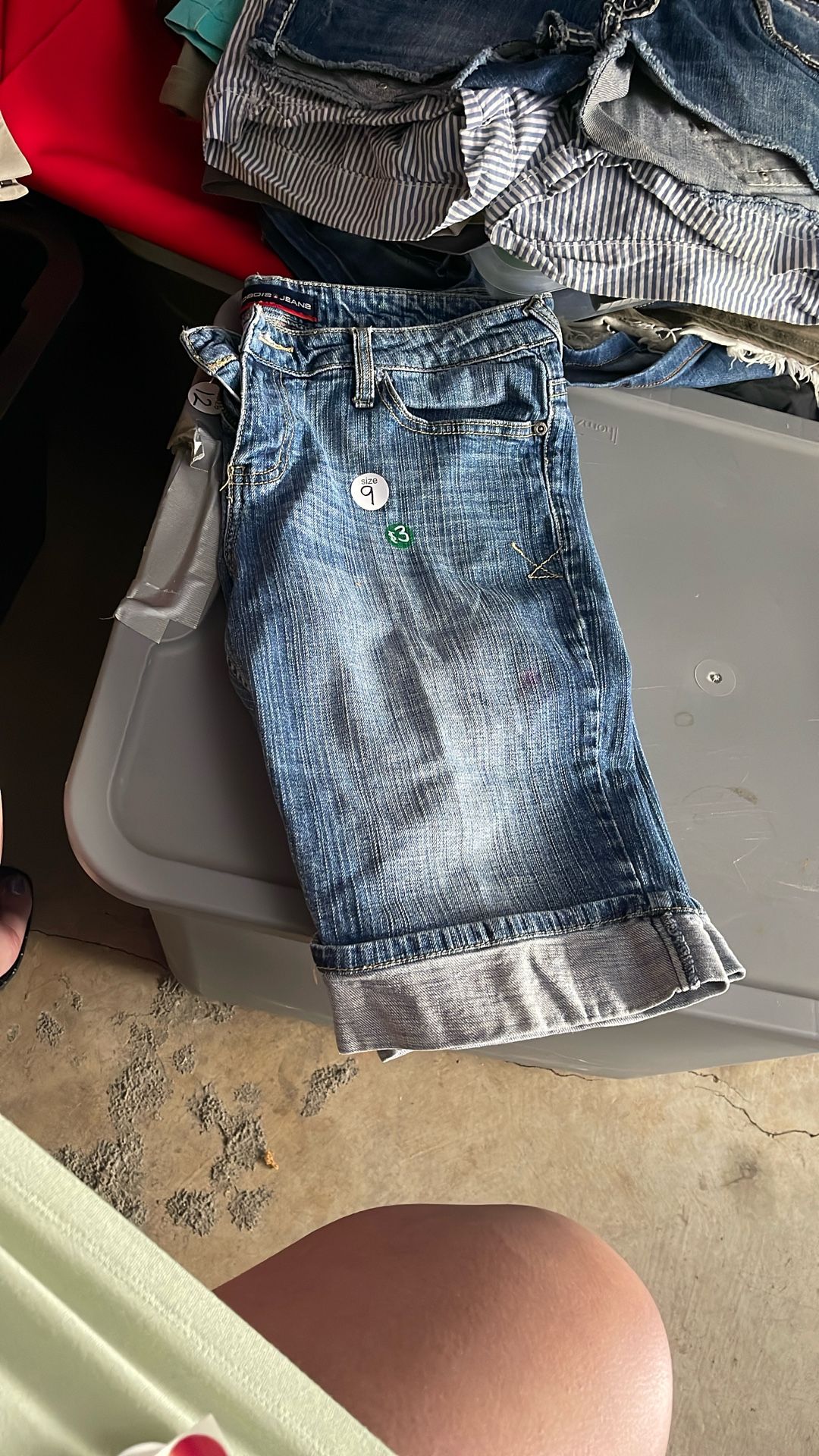 Woman’s Jean Capri Shorts - Sz: 9 $3