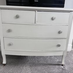 White  Antique Bureau 