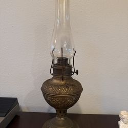 Vintage Miller And Co Oil Lamp
