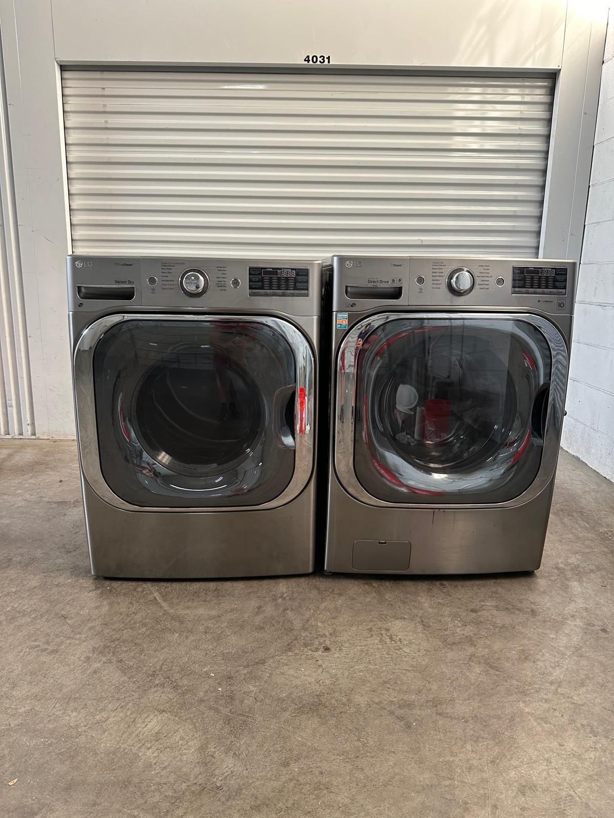 🌀 LG Stainless Steel Set (Washer + Dryer)