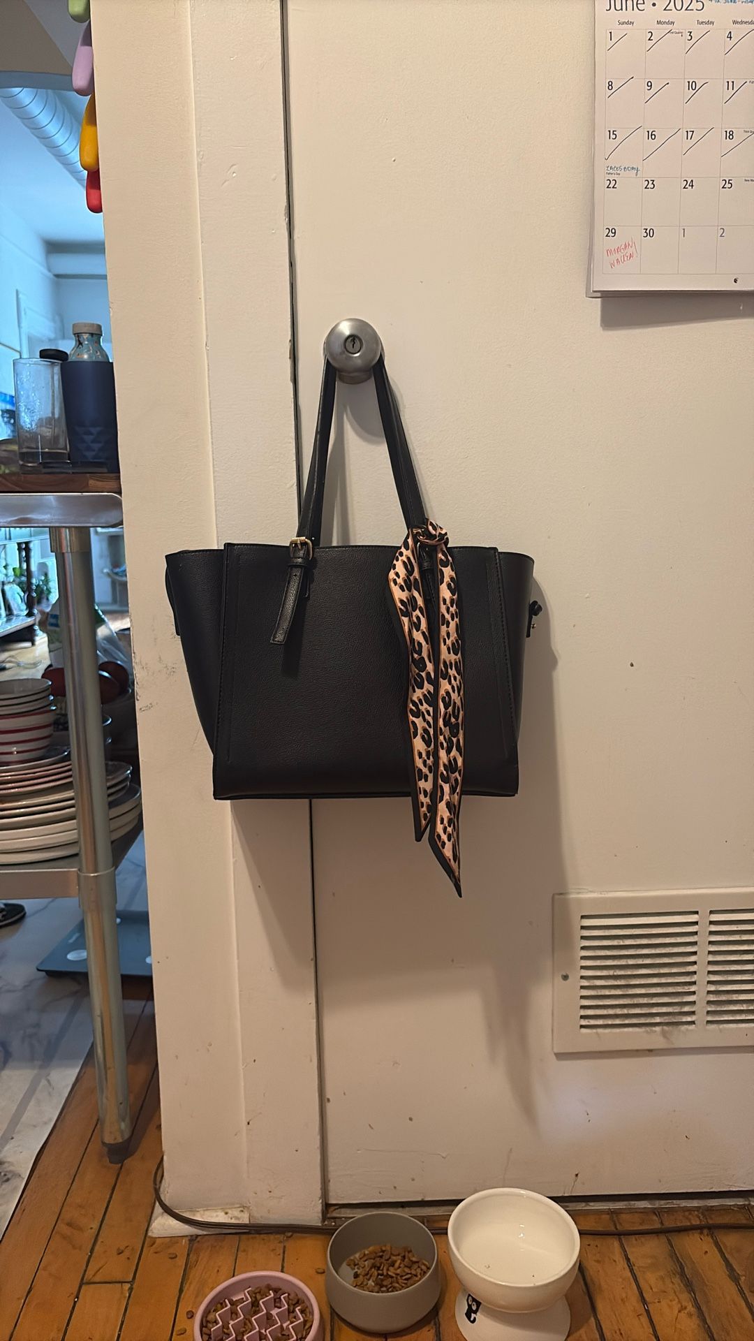 Black Leather Bag