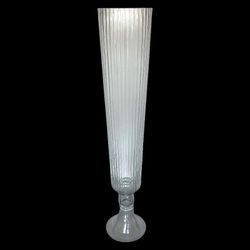 33” Tall Glass Vase