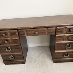 Wooden desk