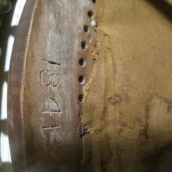 1841 Antique Hand Made Rocking Chair All Original With Horse Hair 