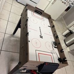 Game Table With Pool, Ice Hockey, And Foosball 