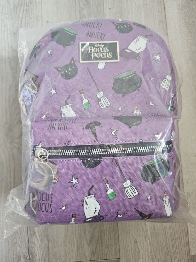 Biworld Disney Hocus Pocus Sanderson Sisters Mini Backpack Carry On Tote Bag