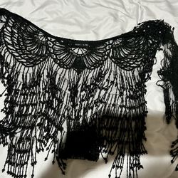Sharmark Las Vegas Vintage Beaded Shawl