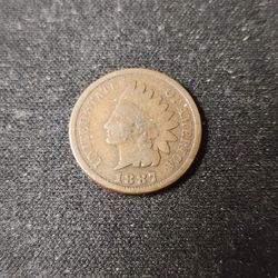 1887 Indian Head Cent Penny