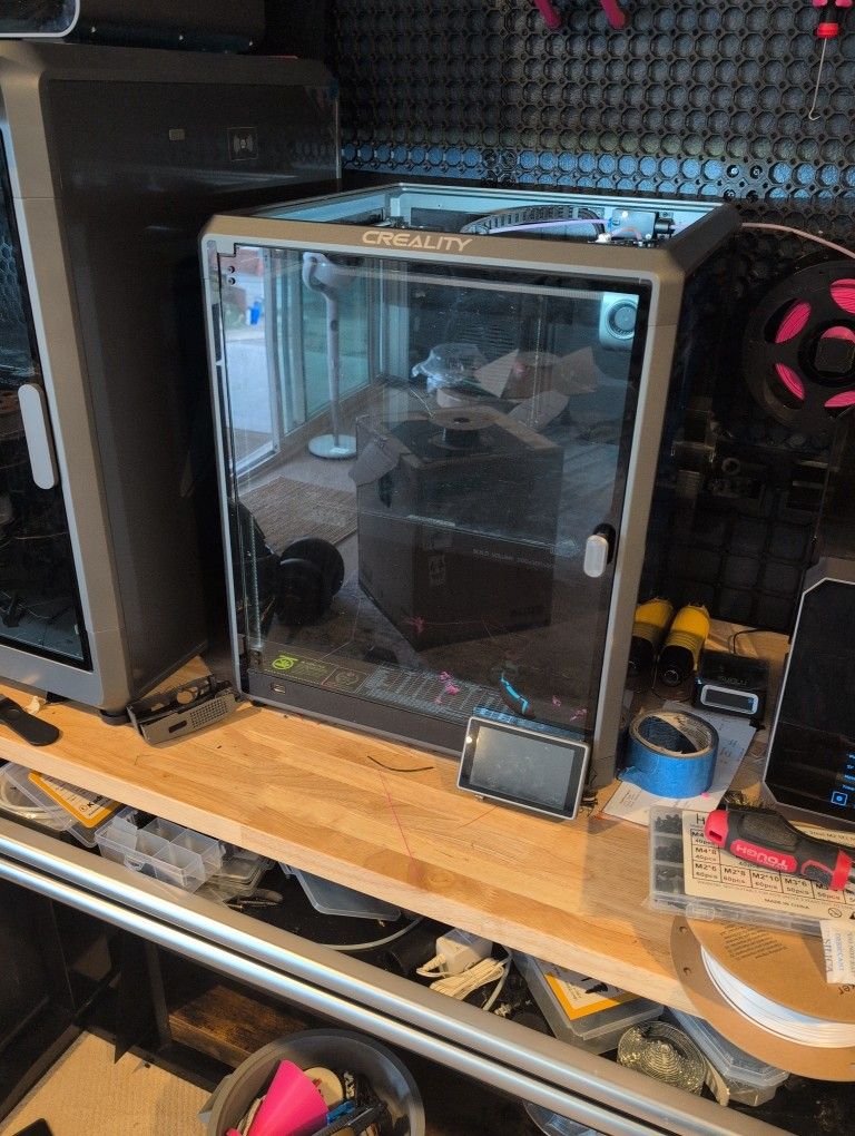 Creality K1 Max 3D Printer with spare parts