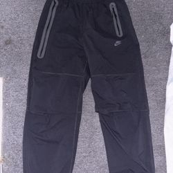 Black Nike Tech Windbreaker Pants