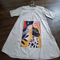 V-neck Tunic Dress