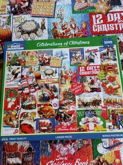 Celebrations of Christmas - White Mountain puzzle