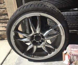Old Tires w/ Rims (20 inches)