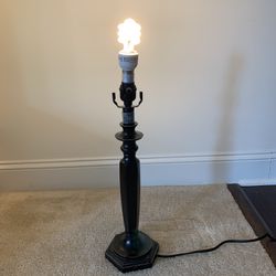 Lamp Base With LED Lightbulb