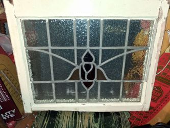 Vintage stain glass window