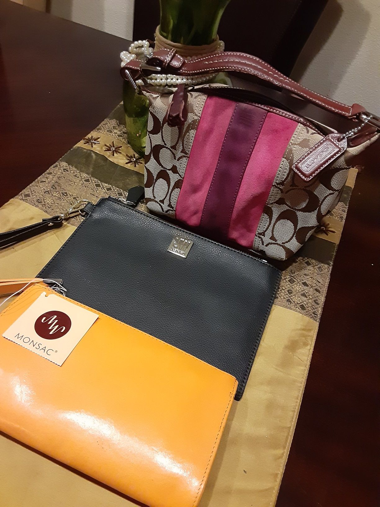 Small Coach Purse and Wristlet Wallets