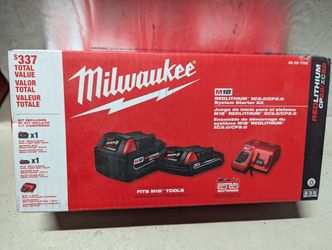 Milwaukee M18 REDLITHIUM XC5.0/CP2.0 System Starter Kit